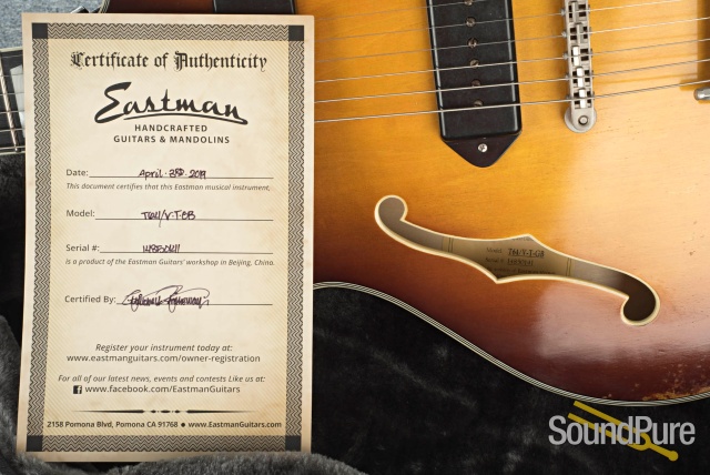 Eastman T64/V-T GB Thinline Electric #14850141 — image 6
