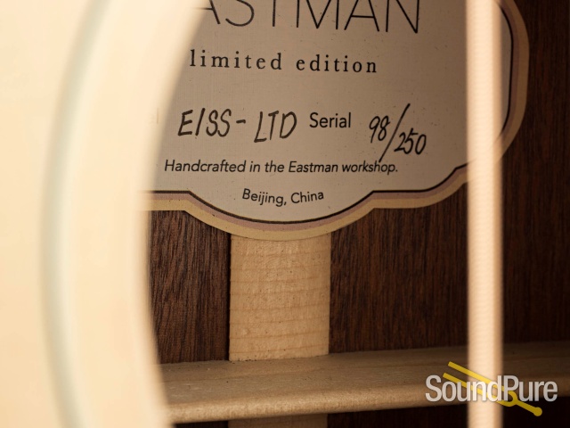 Eastman E1SS-LTD Adirondack/Sapele #98/250 — image 6