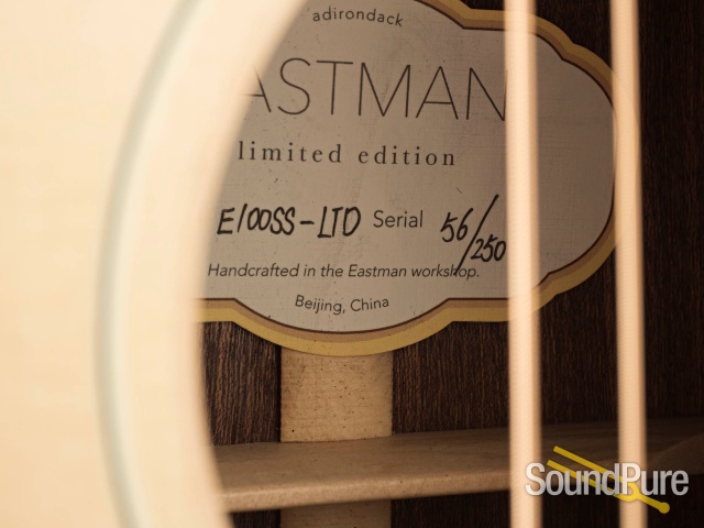 Eastman E1OOSS-LTD Addy/Sapele Acoustic #56/250 — image 2