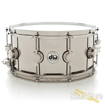 DW 6.5x14 Collectors Nickel over Brass Snare Drum - Nickel DW 6.5x14 Collectors Nickel over Brass Snare Drum - Nickel