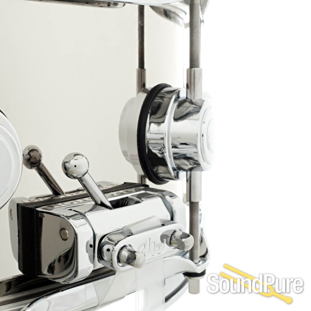 DW 5.5x14 Collectors Nickel over Brass Snare Drum — image 3