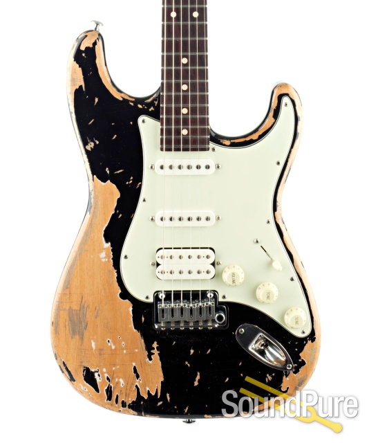Suhr Classic Antique Heavy Aging Black Guitar #28182 - Used — image 1