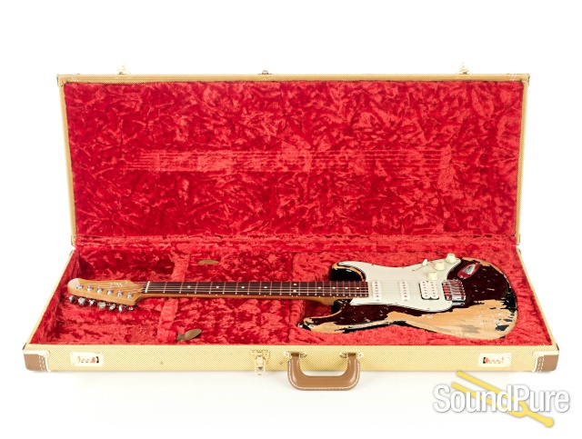 Suhr Classic Antique Heavy Aging Black Guitar #28182 - Used — image 5