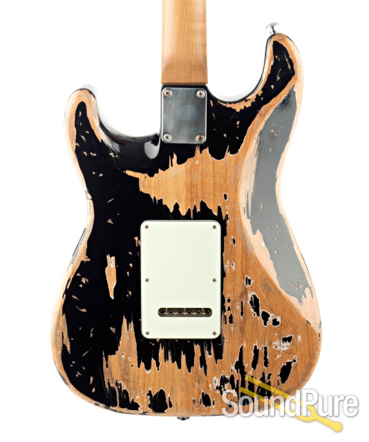 Suhr Classic Antique Heavy Aging Black Guitar #28182 - Used — image 6