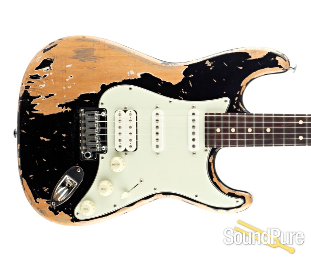 Suhr Classic Antique Heavy Aging Black Guitar #28182 - Used — image 9