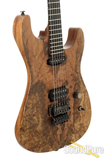 Luxxtone El Machete Geode Spalted Maple Electric #0319 — image 2
