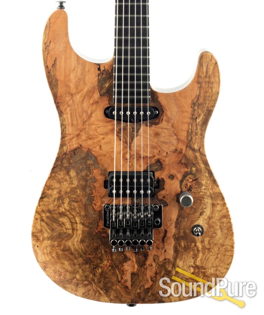 Luxxtone El Machete Geode Spalted Maple Electric #0319 — image 1