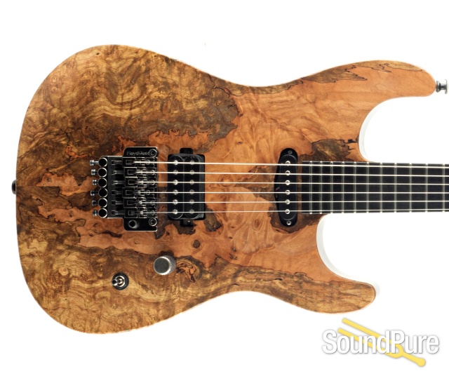Luxxtone El Machete Geode Spalted Maple Electric #0319 — image 10