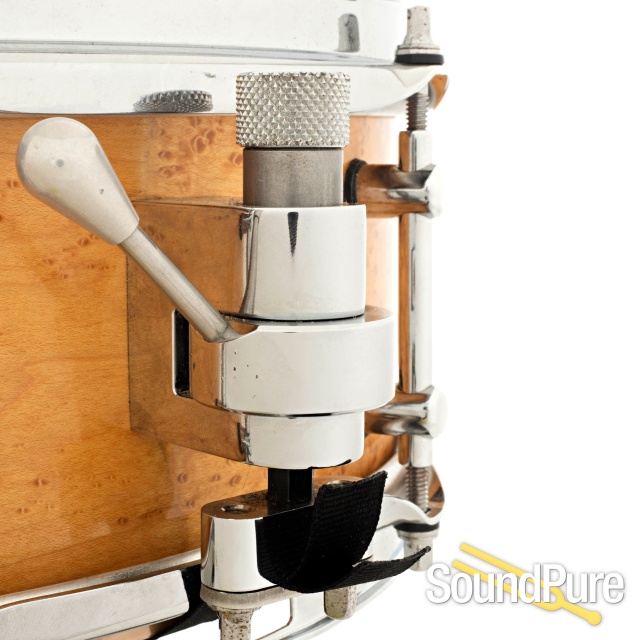Carolina Drumworks 5x13 Solid Birdseye Maple Snare Drum — image 6