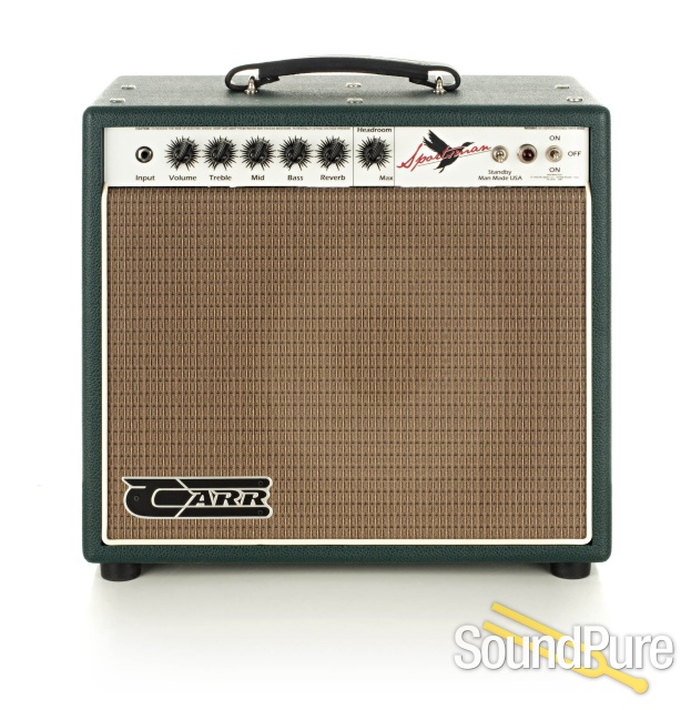 Carr Amplifiers Sportsman 19W 1x12 Combo Amp, Green - Used — image 1