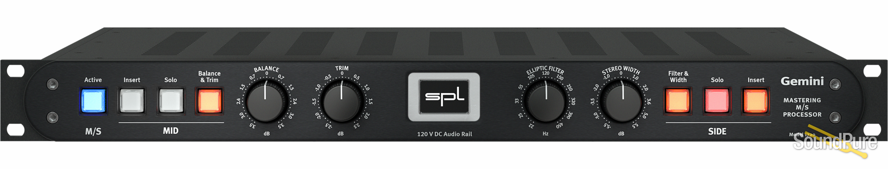 SPL Gemini Mastering M/S Processor (Black)
