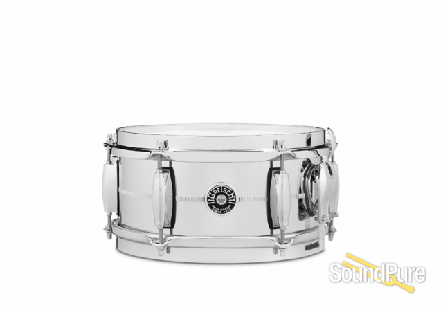 Gretsch 5x10 Brooklyn Chrome Over Steel Snare Drum
