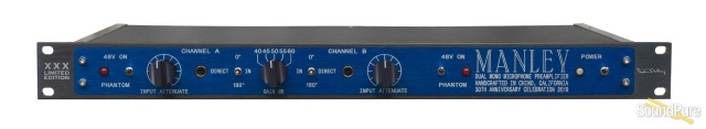 Manley Dual Mono Mic Pre 30th Anniversary Edition
