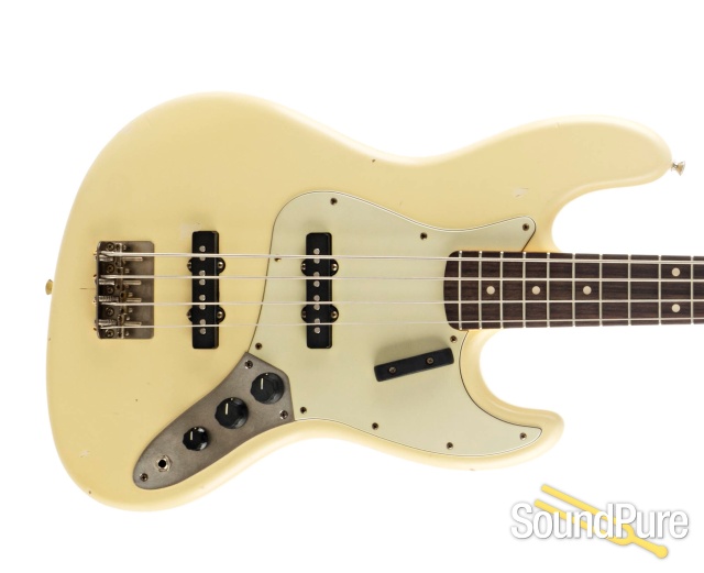 Nash JB-63 Vintage White Bass Guitar #NG-4758 — image 3