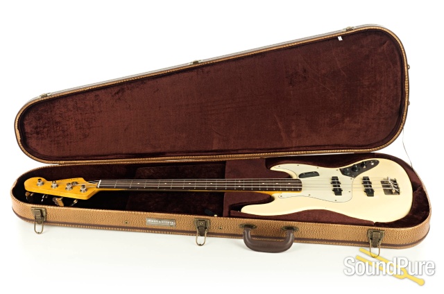 Nash JB-63 Vintage White Bass Guitar #NG-4758 — image 5