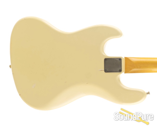 Nash JB-63 Vintage White Bass Guitar #NG-4758 — image 7