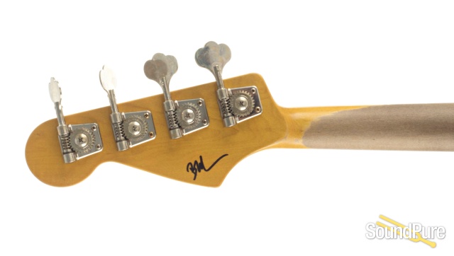 Nash JB-63 Vintage White Bass Guitar #NG-4758 — image 9