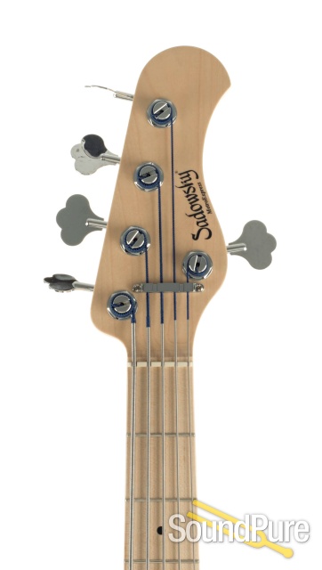 Sadowsky MV5E Candy Apple Red Electric Bass Guitar #ME915 — image 4