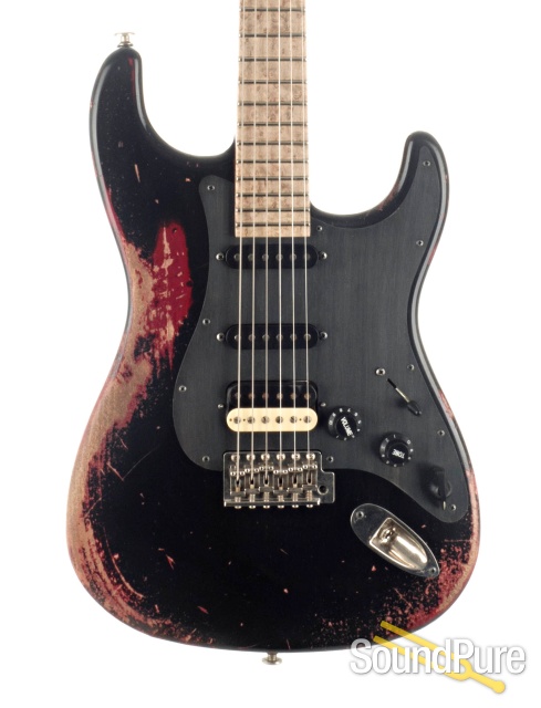 Luxxtone Choppa S Destroyed Black/Red HSS #360 — image 1