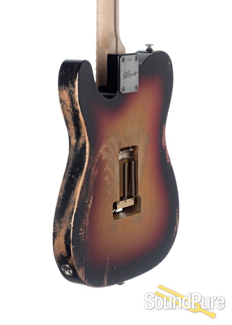 Luxxtone Choppa T 3-Tone Burst Destroyed #0378 — image 2