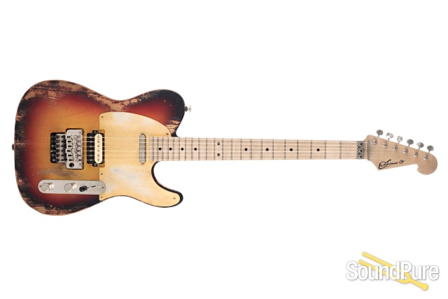 Luxxtone Choppa T 3-Tone Burst Destroyed #0378 — image 8