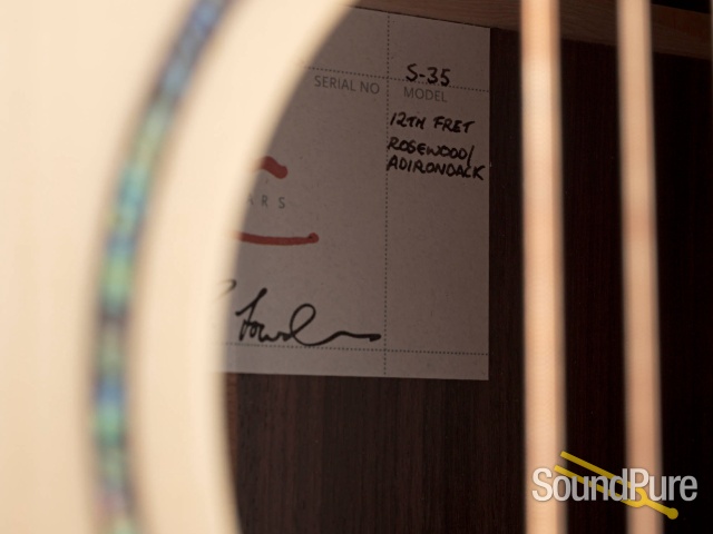 Lowden S-35 12-Fret Adirondack/EIR Acoustic #23236 — image 2
