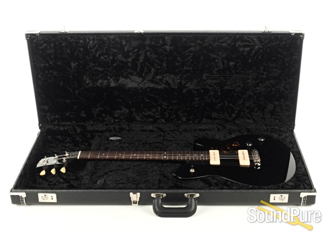 Michael Tuttle Jr. Deluxe Black Mahogany Electric Guitar #3 — image 3