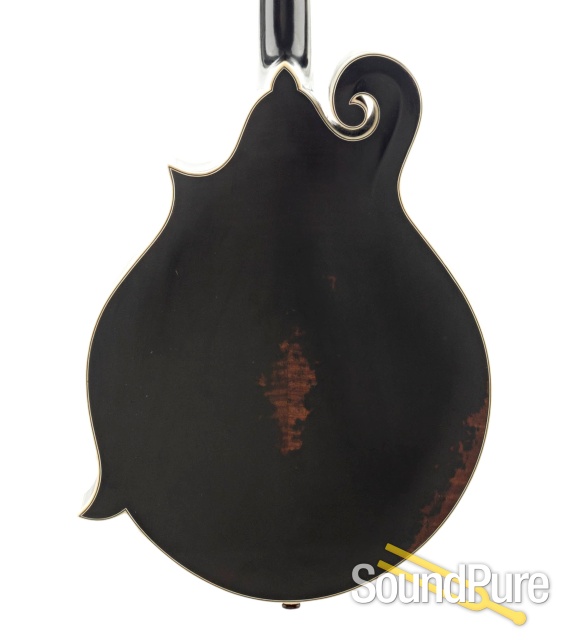 Eastman MD814/v Black Addy/Maple F-Style Mandolin #11952004 — image 2