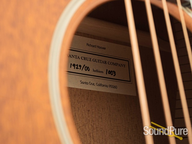Santa Cruz 1929-00 Mahogany Custom Peach Burst #1003 - Used — image 3