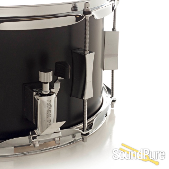 Pork Pie 7x13 Little Squealer Snare Drum Flat Black — image 5