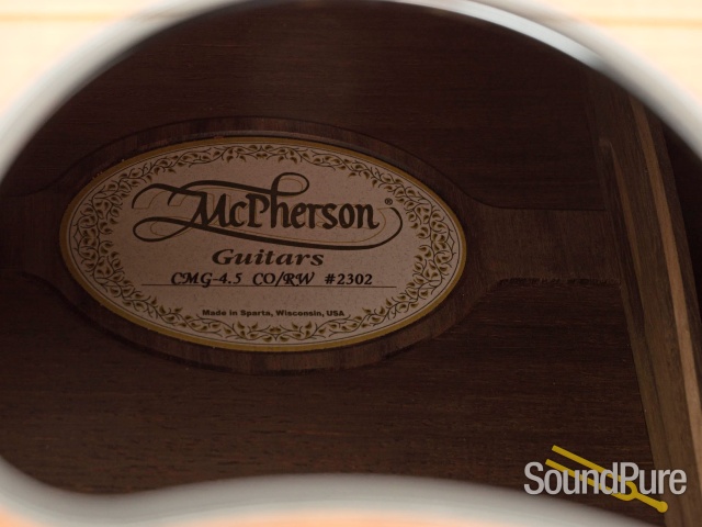 McPherson 4.5 Cocobolo/Redwood Acoustic #2302  - Used — image 11