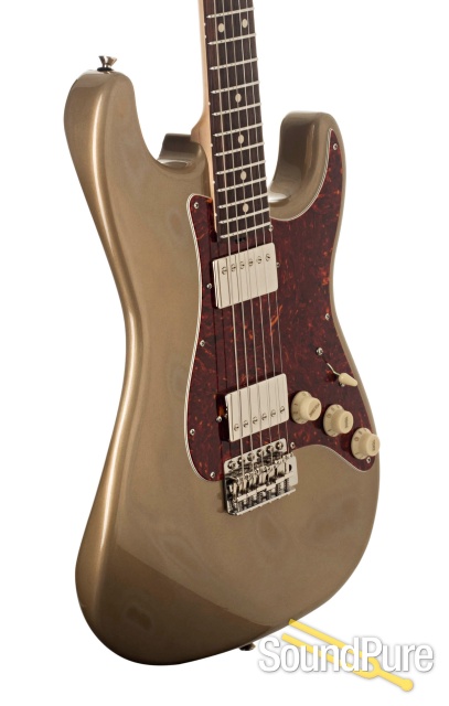 Michael Tuttle Custom Classic S Gold Rub Through HH #573 — image 2