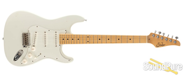 Suhr Classic S Antique Olympic White SSS Electric #JS3C3E — image 7