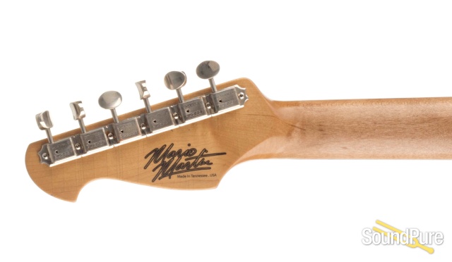 Mario Guitars S-Style Relic Fiesta Red Electric #619431 — image 4