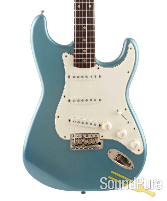 Mario Guitars S-Style Relic Lake Placid Blue #6194312 — image 1