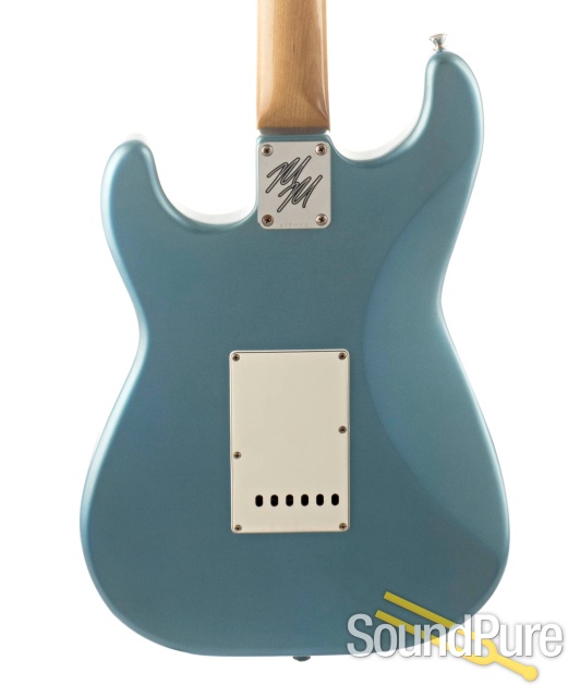 Mario Guitars S-Style Relic Lake Placid Blue #6194312 — image 7