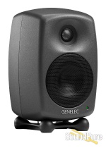Genelec 8020DPM Bi-Amplified Monitor Pair Dark Grey