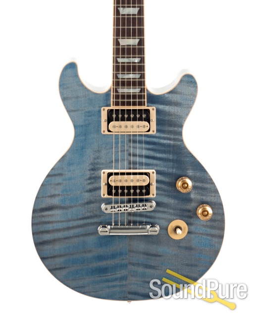 Gibson LP Std Double Cutaway Ocean Water #160100555 - Used — image 1