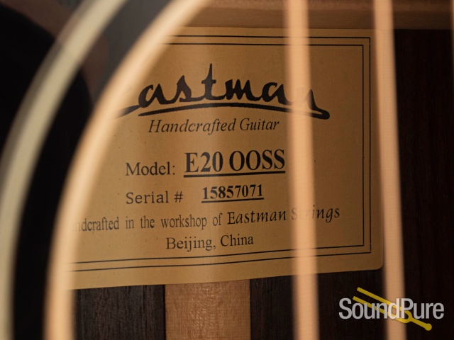 Eastman E20OOSS Addy/RW Acoustic #15857071 — image 6