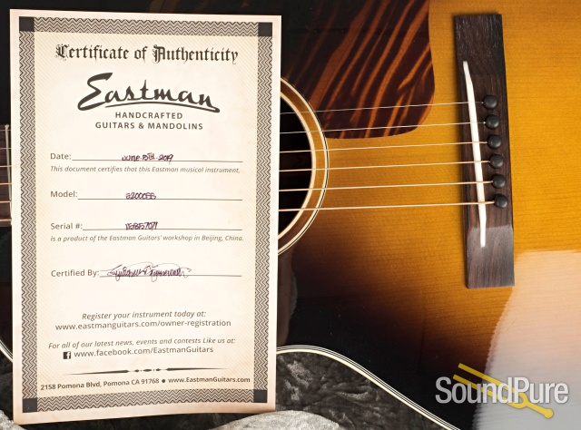 Eastman E20OOSS Addy/RW Acoustic #15857071 — image 7