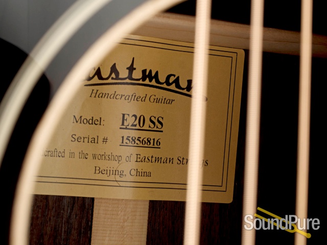 Eastman E20SS Adirondack/Rosewood Acoustic Guitar #15856816 — image 6