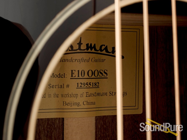 Eastman E10OOSS Adirondack/Mahogany Acoustic #12955182 — image 6