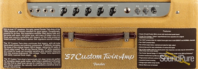 Fender '57 Custom Twin 2x12 40w Combo Amp - Used — image 3