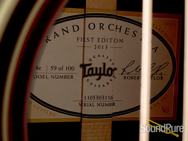 Taylor 718e Sitka/IRW Acoustic #1105303116 - Used — image 6