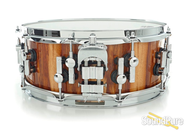 Sonor 5.5x14 SQ2 Medium Beech Snare Drum- African Marble — image 2