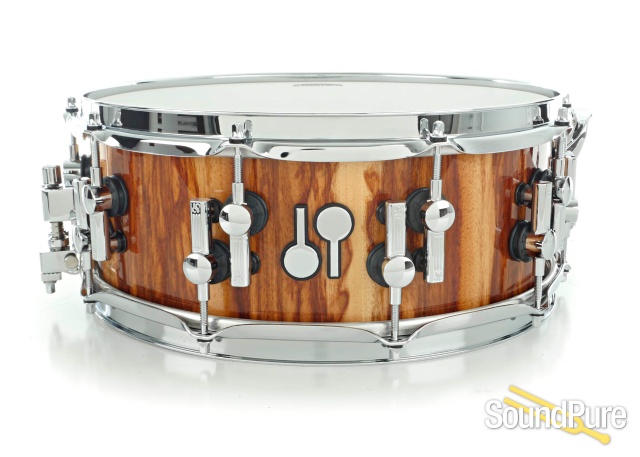 Sonor 5.5x14 SQ2 Medium Beech Snare Drum- African Marble — image 1