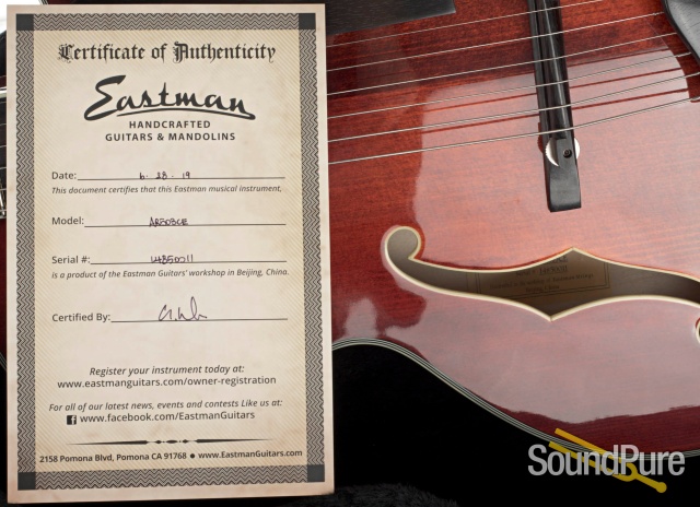 Eastman AR503CE Spruce/Maple Archtop #14850011 — image 10