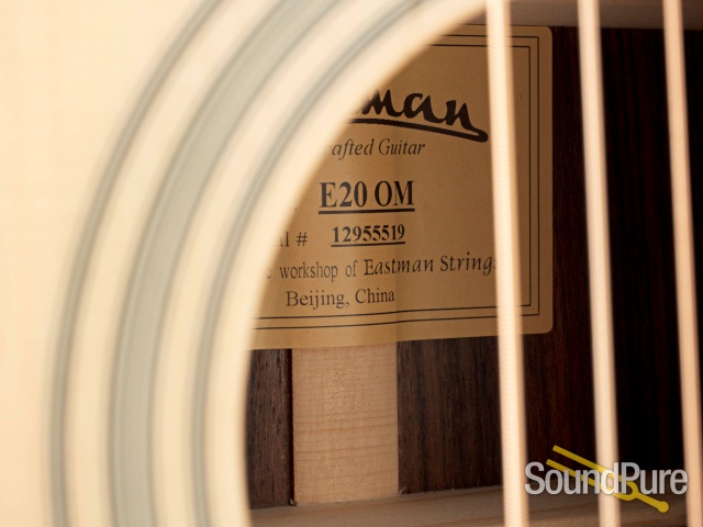 Eastman E20OM Adirondack/Rosewood Acoustic #12955519 — image 6
