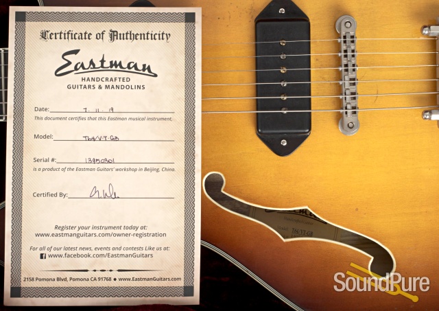 Eastman T64/V-T-GB Thinline Electric #13950301 — image 10