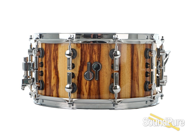 Sonor 7x14 SQ2 Medium Beech Snare Drum- African Marble — image 1